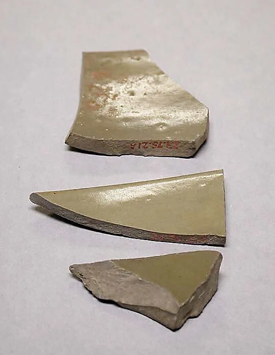 Three Fragments of Yue Ware Bowls — Unknown