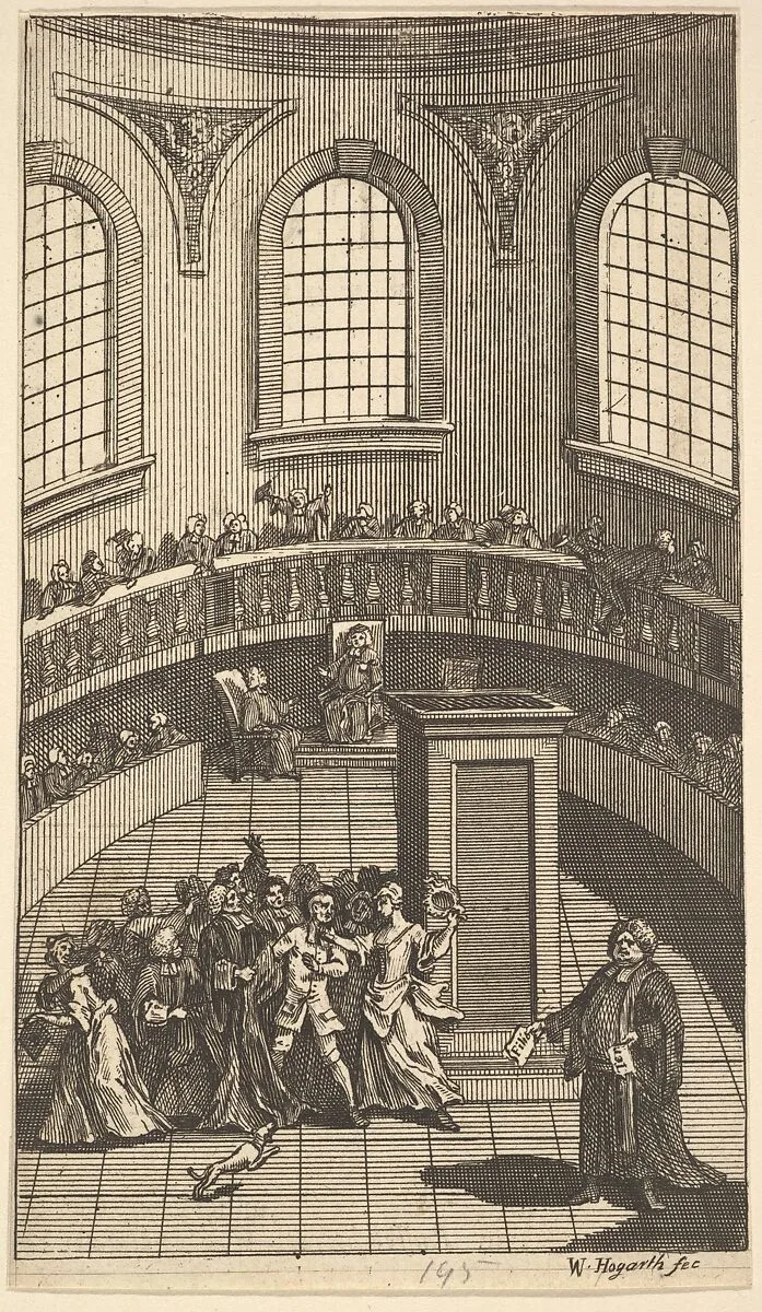 Frontispiece to Nicholas Amhurst's "Terrae-Filius" — Nicholas Amhurst|William Hogarth
