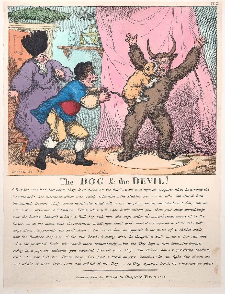 The Dog & The Devil — Thomas Rowlandson|George Murgatroyd Woodward|Thomas Tegg