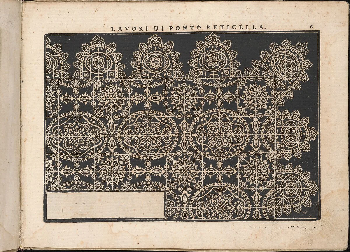 Fiore D'Ogni Virtu Per le Nobili Et Honeste Matrone, page 6 (recto) — Isabella Catanea Parasole|Antonio Fachetti