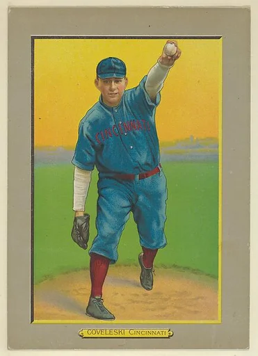 Harry Coveleski, Pitcher, Cincinnati Reds (National League), from Turkey Red Cabinets (T3)