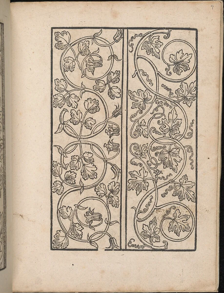 Ein new Modelbuch..., page 4 (recto) — Johann Schönsperger the Younger