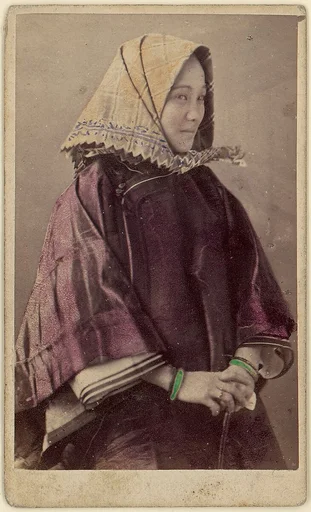 [Young Woman with Green Bracelets]