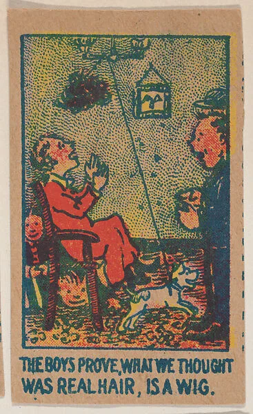 Trade card from the Fat and Skinny Their Little Pup Too series (W500) — Unknown