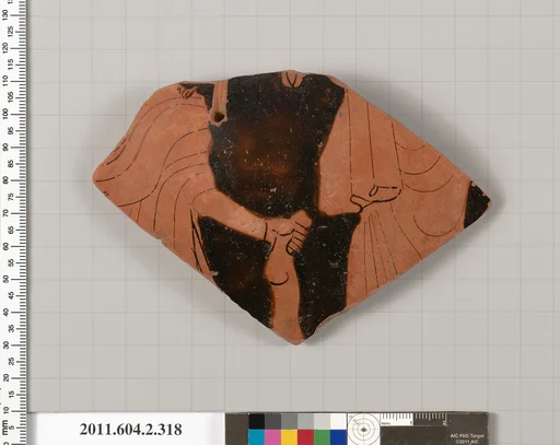 Terracotta fragment of a column-krater (bowl for mixing wine and water)