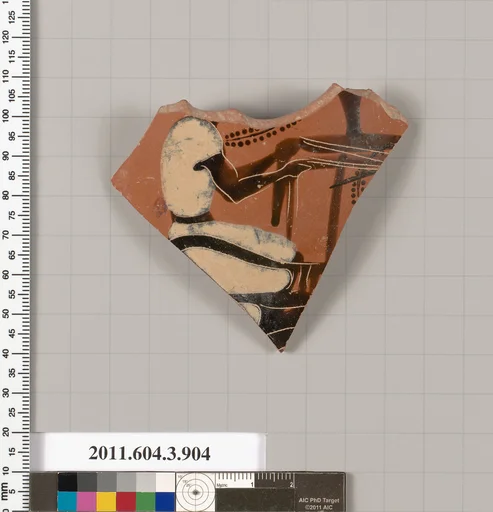 Terracotta fragment of a lekythos (oil flask)
