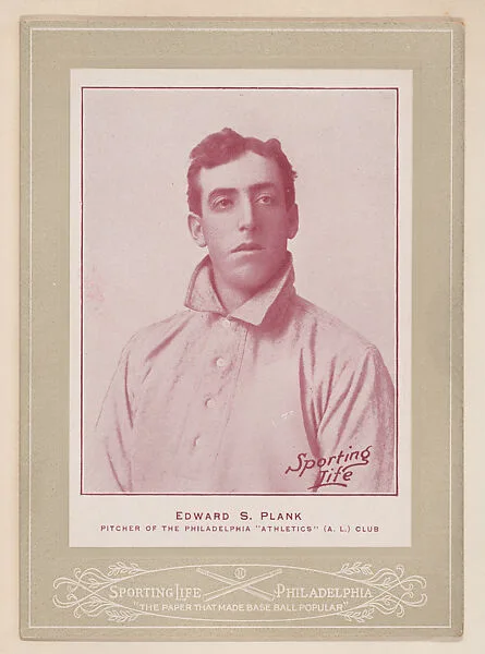 Edward S. Plank from Sporting Life Cabinets (W600) — Sporting Life