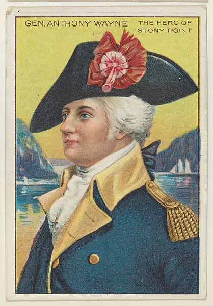 General Anthony Wayne, The Hero of Stony Point, from the "Heroes of History" series (T68), issued with Miners Extra Smoking Tobacco, Natural Leaf Scrap, and Royal Bengals Little Cigars — Anthony Wayne|Royal Bengals Little Cigars