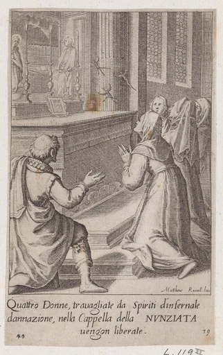 The Four Women, from Scelta d'Alcuni Miracoli e Grazie della Santissima Nunziata di Firenze (Selection of Some Miracles and Graces that Occurred in the Church of the Annunziata in Florence)