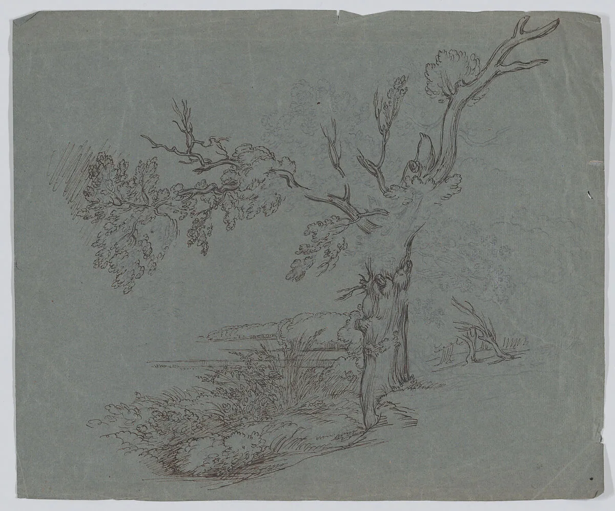 Landscape with a Tree in the Foreground — Raphael Lamar West