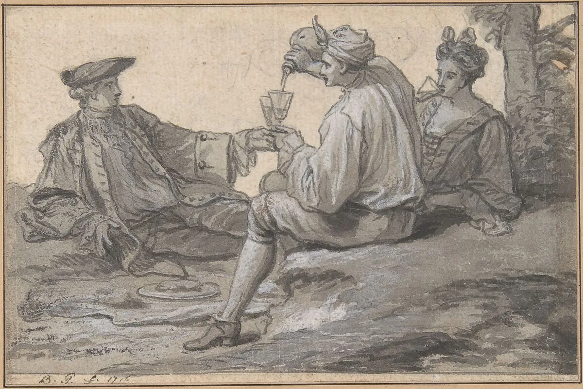 A Picnic Party — Claude Simpol|Bernard Picart