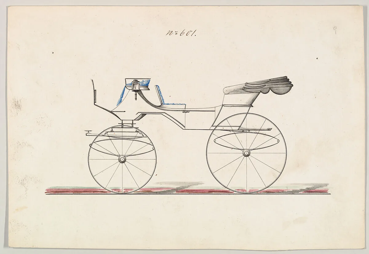 Design for Vis-à-vis Composite, no. 601 — Brewster & Co.