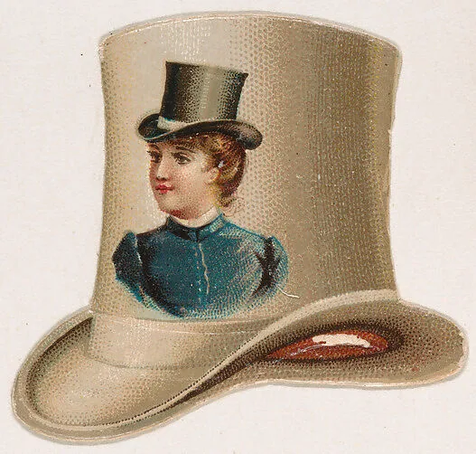 Top hat, from the Novelties series (N228, Type 4) issued by Kinney Bros. — Kinney Brothers Tobacco Company