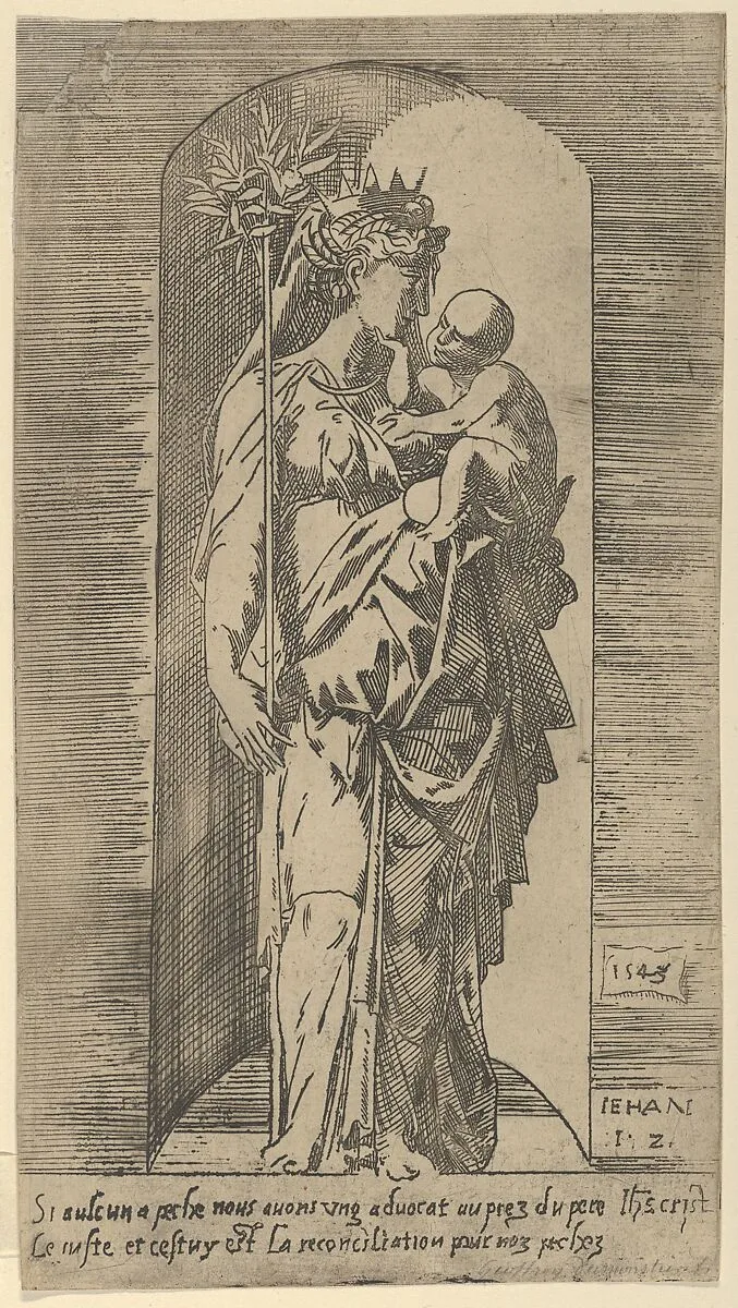 The Virgin and Child in a Niche — Geoffroy Dumoûtier