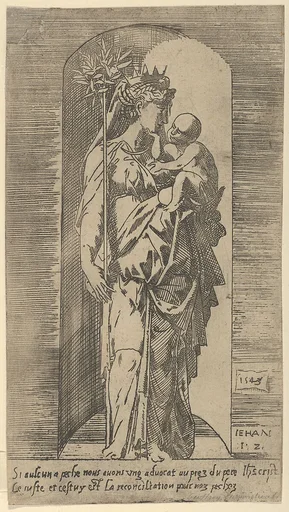 The Virgin and Child in a Niche