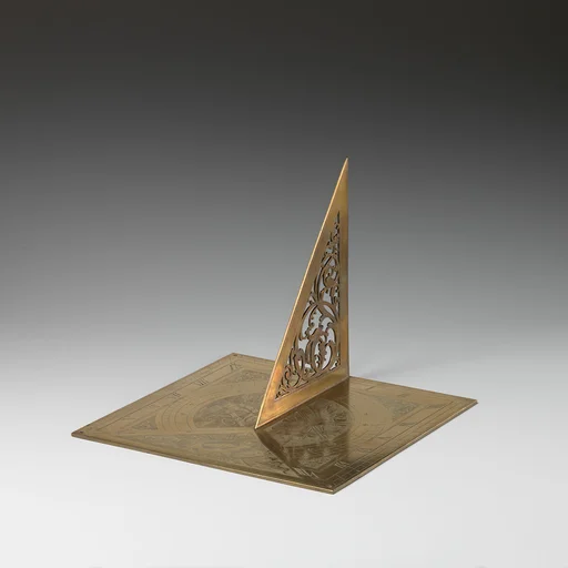 Stationary horizontal sundial
