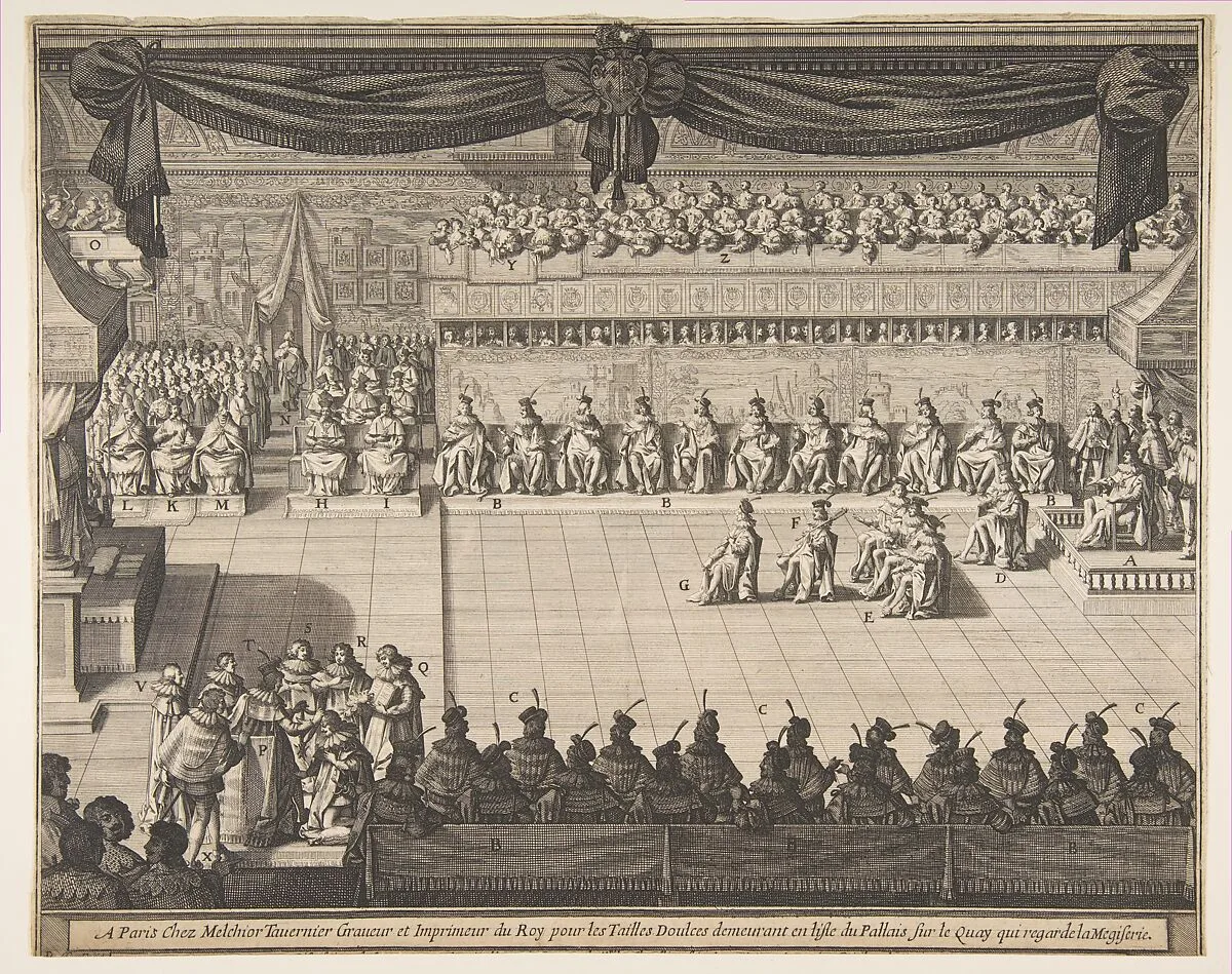 Seating Arrangement of the Chevaliers of the Order of the Holy Spirit — Abraham Bosse|Melchior Tavernier