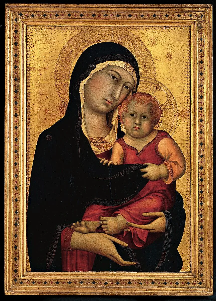 Cassetta frame on a polyptych panel — Unknown