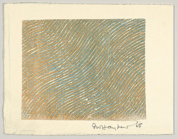 Greeting Card for 1965-6 — Stanley William Hayter