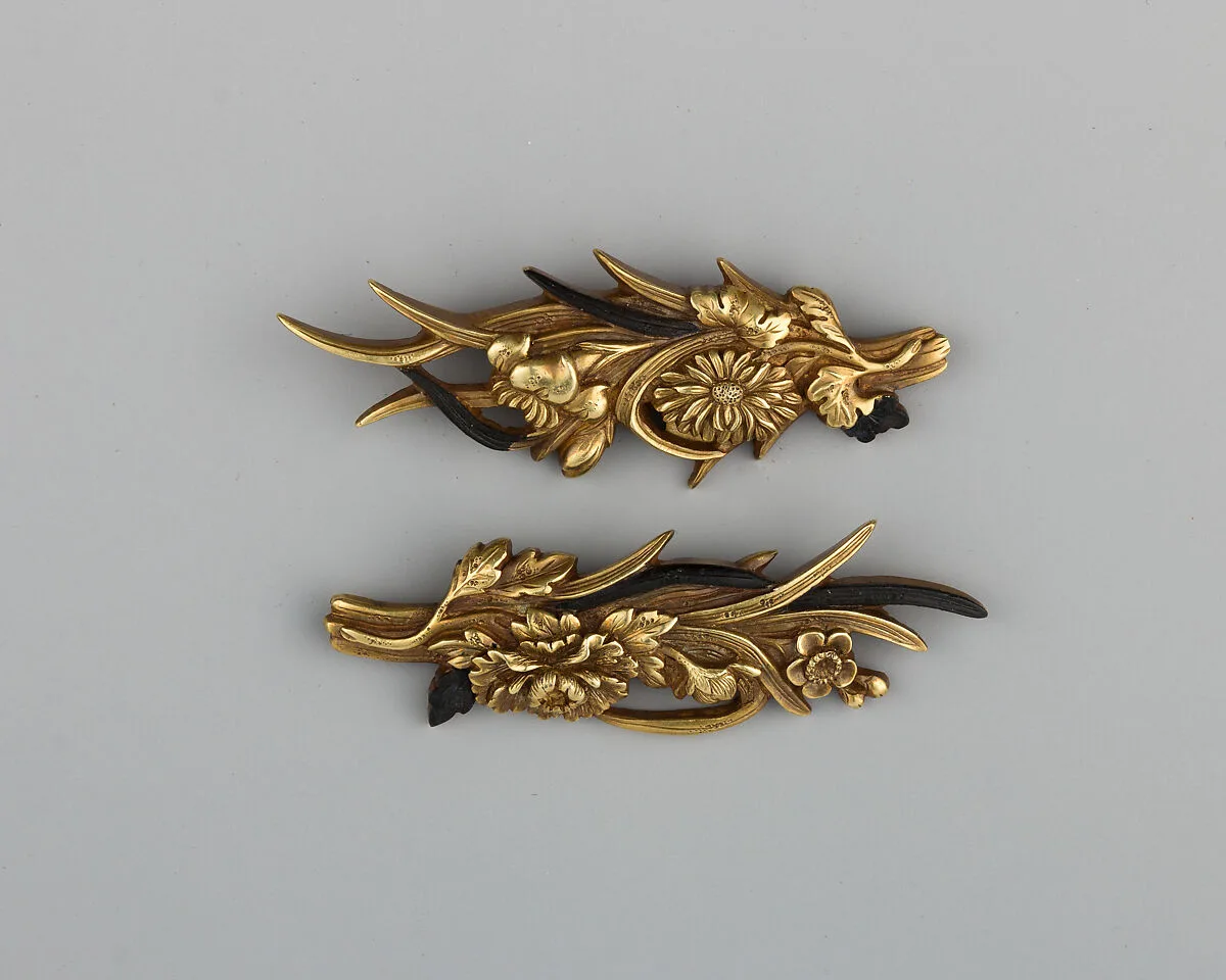 Pair of Sword-Grip Ornaments (Menuki) — Unknown