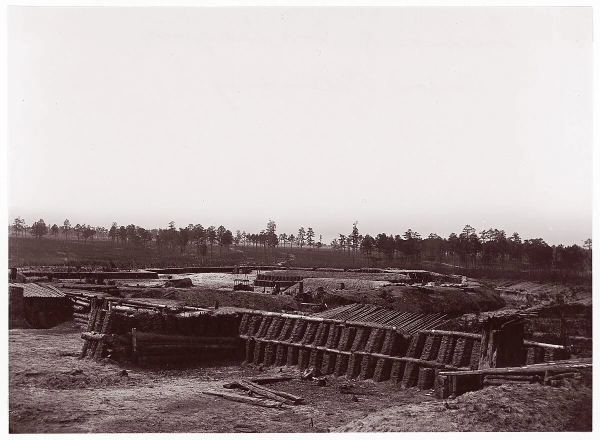 Interior of Fort Sedgwick, before Petersburg — Timothy H. O'Sullivan|Mathew B. Brady