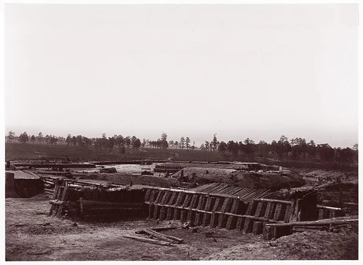 Interior of Fort Sedgwick, before Petersburg