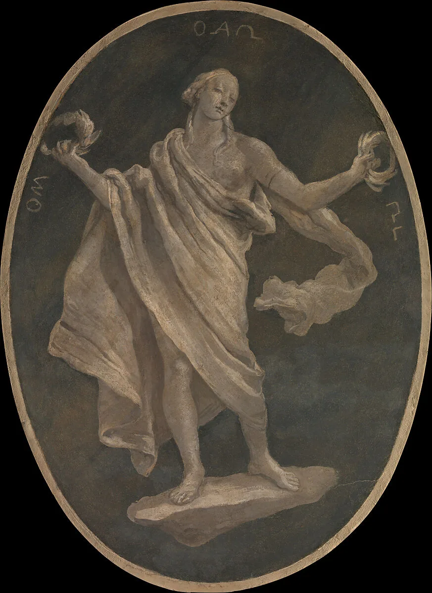 Allegorical Figure Representing a Virtue, Possibly Patriotism — Giovanni Battista Tiepolo