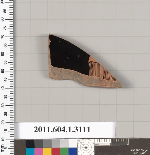 Terracotta fragment of a kylix (drinking cup)