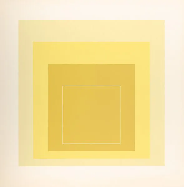 Proof for White Line Square series — Josef Albers|Gemini G.E.L.|Kenneth E. Tyler