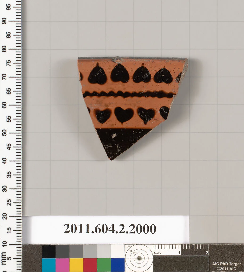 Terracotta fragment of a plate — Unknown