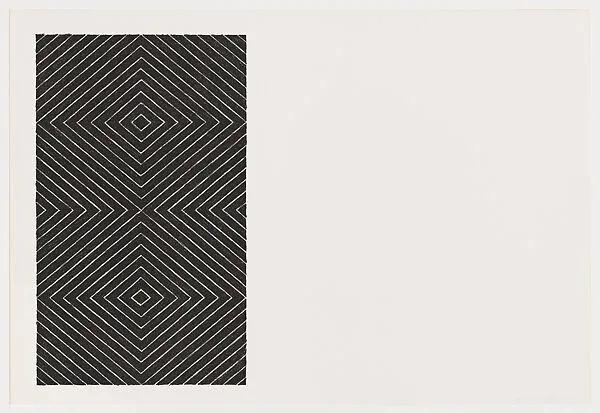 Tuxedo Park, from "Black Series II" — Frank Stella|Gemini G.E.L.