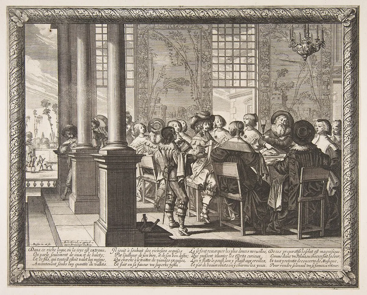 The Banquet for the Return of the Prodigal Son — Abraham Bosse|Jean I Leblond