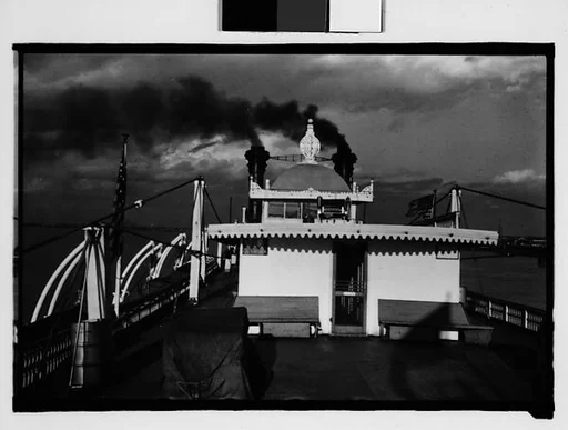 [Upper Deck of Steamboat "Capitol", New Orleans, Louisiana]