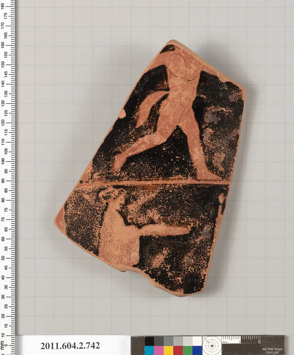 Terracotta fragment of a calyx-krater (bowl for mixing wine and water) — Unknown