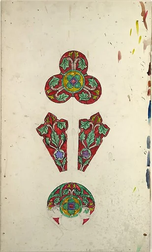 Design for a rose window