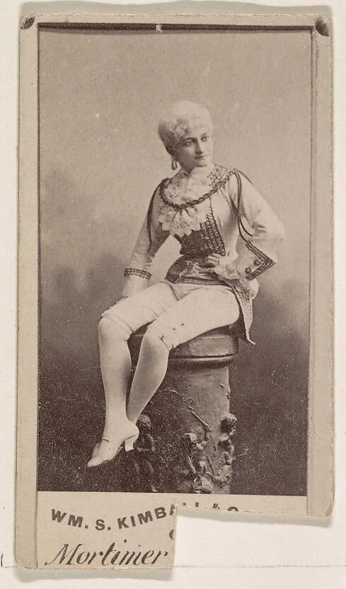 Miss Mortimer, from the Actresses series (N203) issued by Wm. S. Kimball & Co. — William S. Kimball & Company
