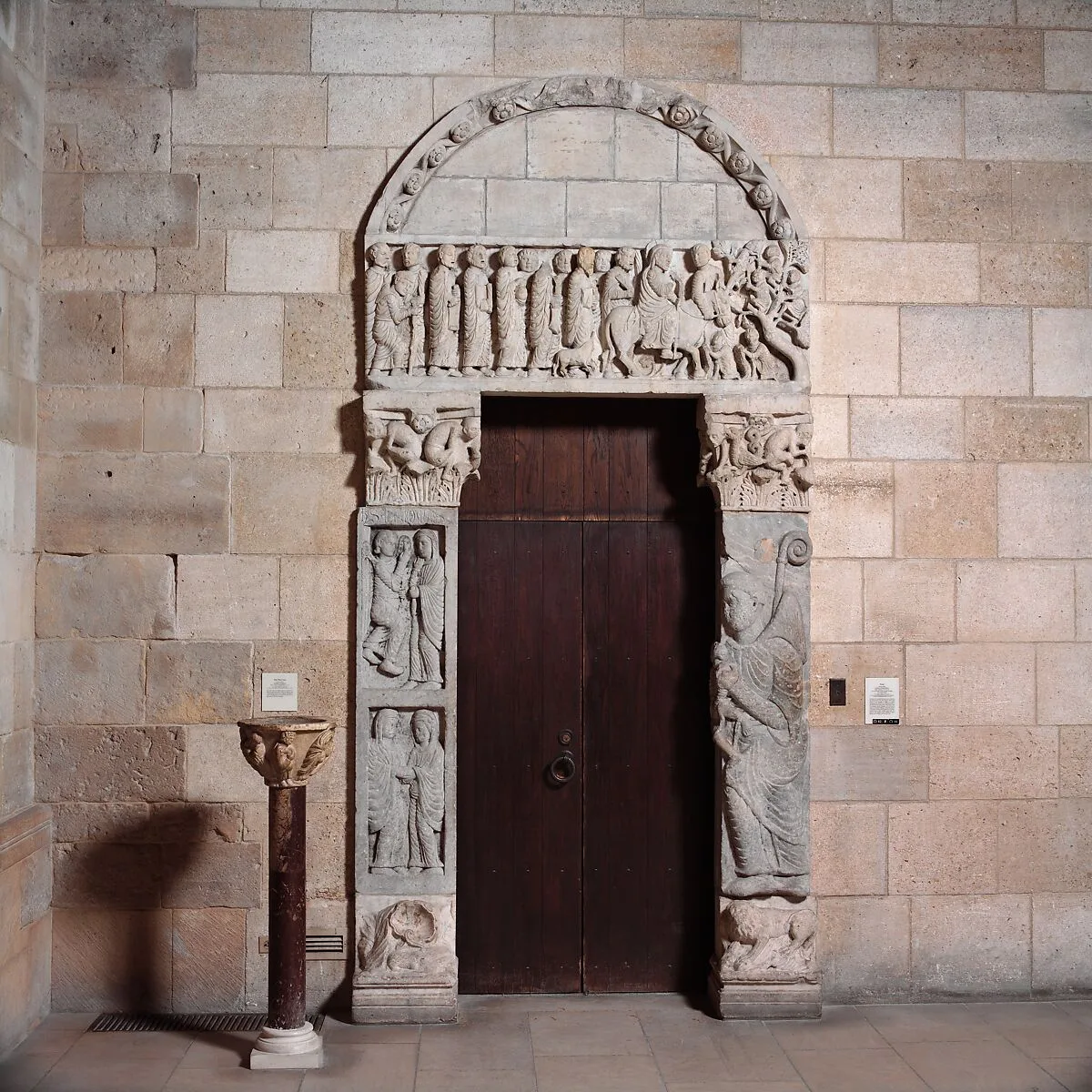 Portal from the Church of San Leonardo al Frigido — Biduinus