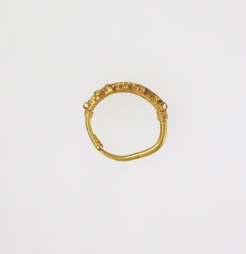 Ring with red glass