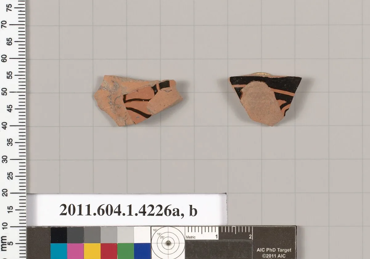 Terracotta fragments of kylikes (drinking cups) — Unknown