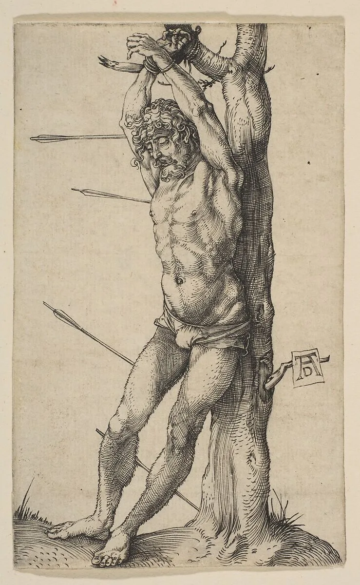 Saint Sebastian Tied to a Tree — Albrecht Dürer