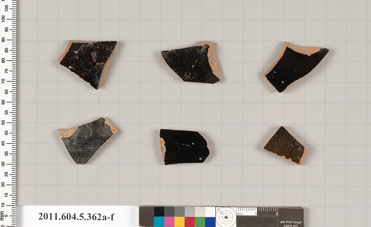 Terracotta fragments of kylikes (drinking cups) — Unknown