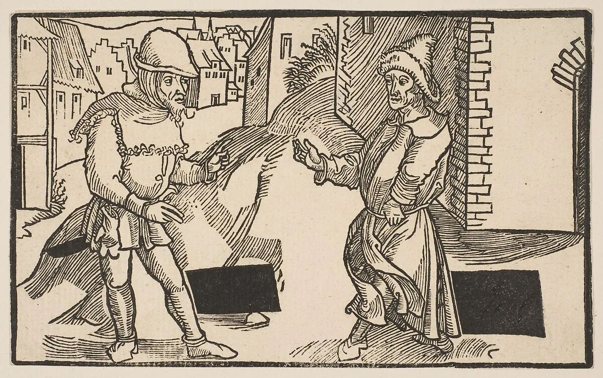 Adelphi, from The Comedie of Terence, 19th century reprint — Albrecht Dürer