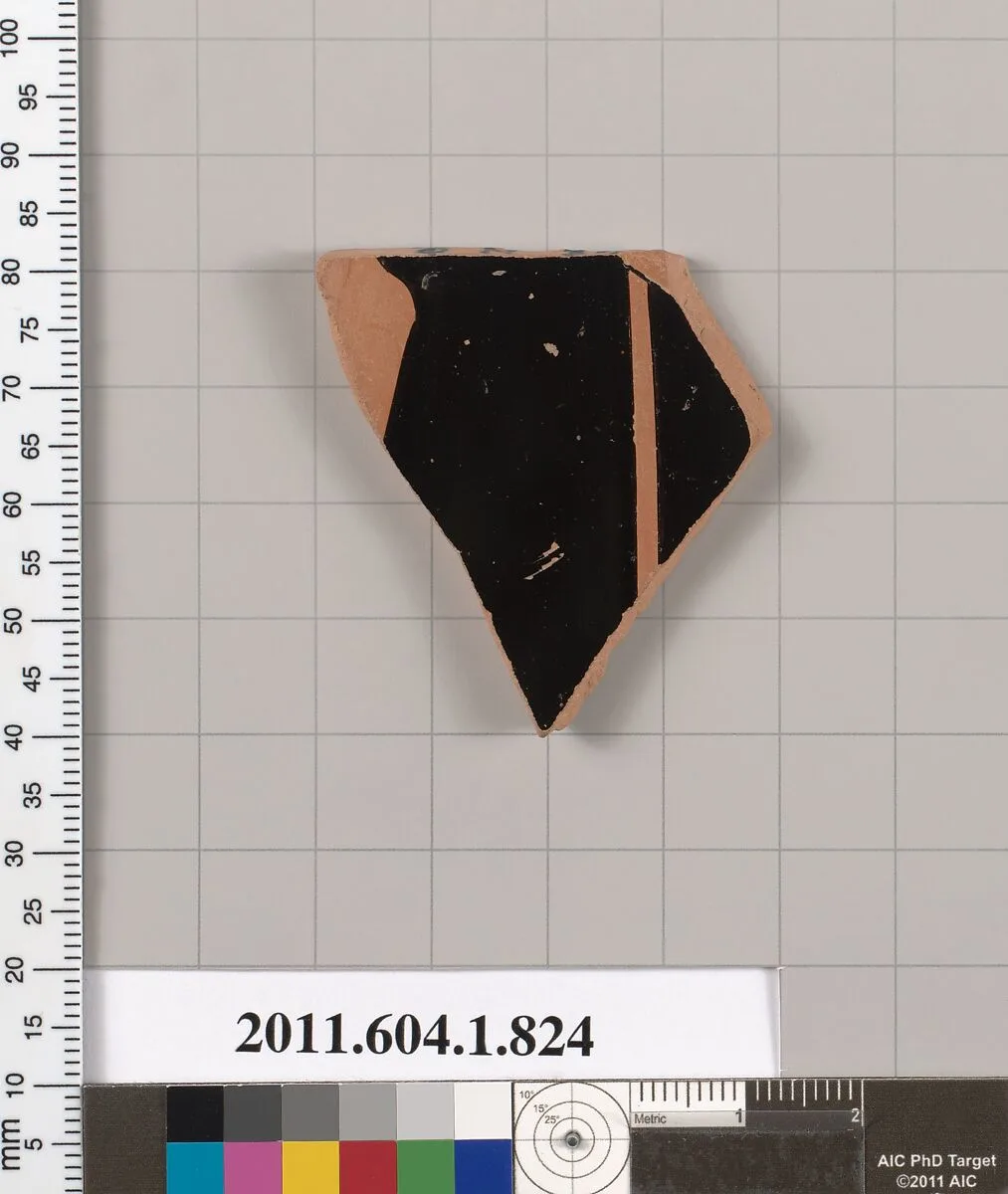Terracotta fragment of a kylix (drinking cup) — Unknown