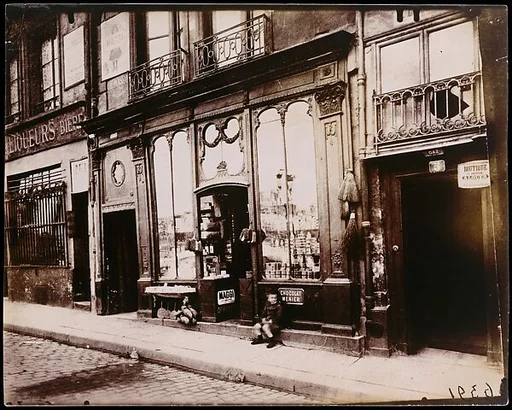 Shop front of "Courone d'or," Quai Bourbon
