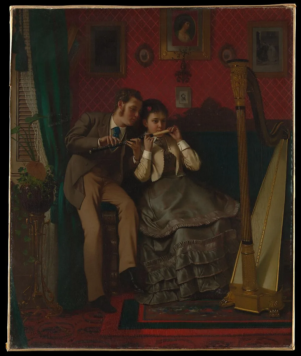 The Music Lesson — John George Brown