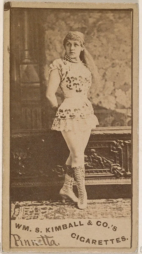 Miss Pinnetta, from the Actresses series (N203) issued by Wm. S. Kimball & Co. — William S. Kimball & Company