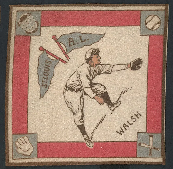 Dee Walsh, St. Louis, American League from Baseball Players Felt Blanket series (B18) — Unknown