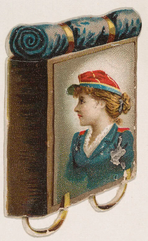 Backpack, from the Novelties series (N228, Type 4) issued by Kinney Bros. — Kinney Brothers Tobacco Company