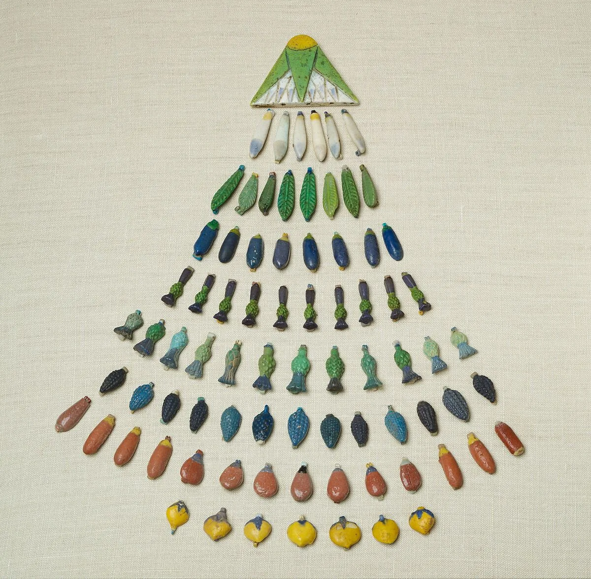 Jewelry Elements for a Broad Collar — Unknown