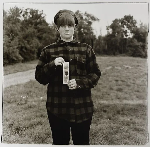 Girl with a plaid shirt at Camp Lakecrest, Dutchess County, N.Y.